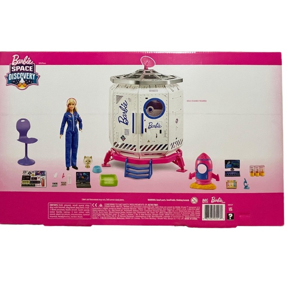 Barbie Space Discovery Space Station Playset With 20 + Pieces NEW! - Picture 4 of 6